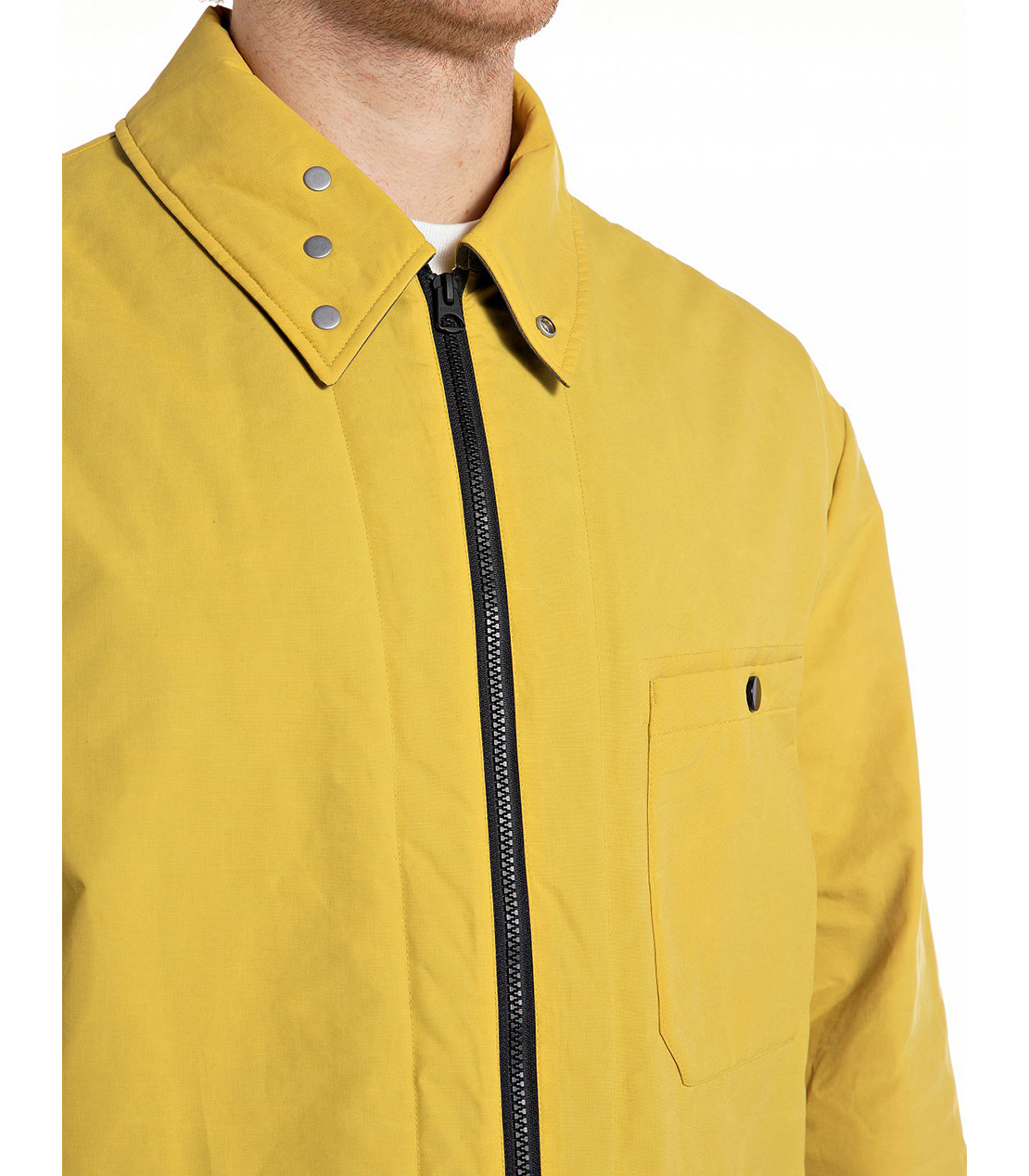 ワックス加工ライダースジャケット 詳細画像 コーンイエロー 3